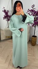 Elegante Maxi Abaya met Kantdetails