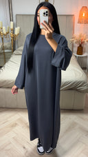 Maxi Sweater Dress met Rechte Pasvorm