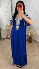 Geborduurde Maxi Kaftan Jurk 5802