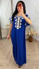 Geborduurde Maxi Kaftan met Luxe Borduursels 5804