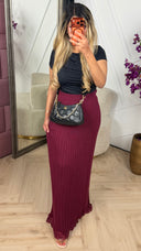Gebreide Maxi Rok met Kanten Zoom
