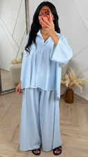 Geruite Blouse en Broek Set