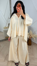 Geruite Blouse en Broek Set