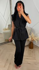 Elegante Gilet met Taillekoord