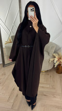 Luxe Cape Coat met TailleCeintuur