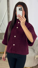 Luxe Gebreid Jasje met Parelknopen