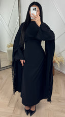 Abaya Jurk met Cape Detail en Kantafwerking
