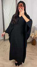 Maxi Jurk met V-Hals en Tailletouwtjes