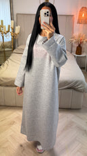 Maxi Sweater Dress met Lange Mouwen