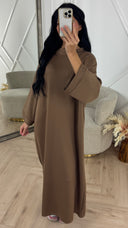 Maxi Sweater Dress met Rechte Pasvorm