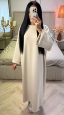 Maxi Sweater Dress met Rechte Pasvorm