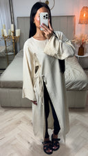Maxi Tuniekjurk van Viscosemix met Strikdetails
