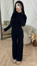 Off Shoulder Winter Two-Piece Set