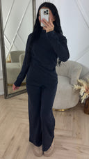 Off Shoulder Winter Two-Piece Set