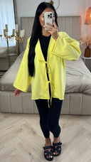 Oversized 2 Ties Cardigan