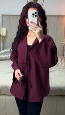 Oversized 2 Ties Cardigan