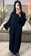 Oversized Button-Down Maxi Dress Viscose