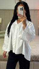 Oversized Crop Blouse