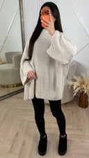 Oversized Gebreide Knit Trui