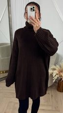Oversized Rib Knit Coltrui Tuniek