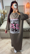Maroc Oversized Terry Cotton Maxi Dress