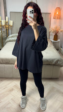 Oversized Terry Cotton T-Shirt