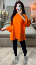 Oversized Terry Cotton T-Shirt