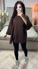 Oversized Terry Cotton T-Shirt