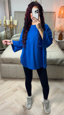 Oversized Terry Cotton T-Shirt