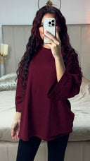 Oversized Terry Cotton T-Shirt