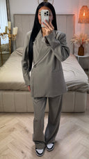 Oversized Two-Piece Blazer Set