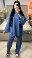 Oversized Two-Piece Set met Wijde Mouwen