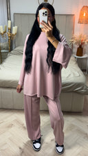 Oversized Two-Piece Set met Wijde Mouwen