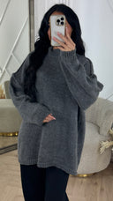 Oversized Wool Touch Knit Sweater