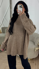 Oversized Wool Touch Knit Sweater