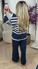 Oversized gestreept 2-delig setje 701