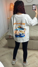Palestine Oversized Terry Cotton T-shirt