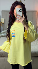 Palestine Oversized Terry Cotton T-shirt