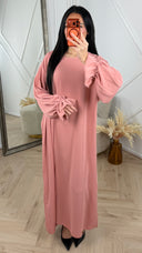 Ruffle Abaya Maxi