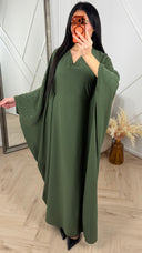 Sparkle Abaya Maxi Jurk met V-Hals