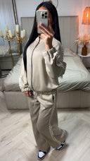 Sportieve Two-Piece Set met Tape Detail