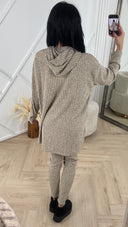 PRE ORDER Teddy Rib Two-Piece Set met Comfort Fit WORDT 07-11 VERZONDEN