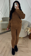 PRE ORDER Teddy Two-Piece Set met Hoodie WORDT 07-11 VERZONDEN