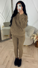 PRE ORDER Teddy Two-Piece Set met Hoodie WORDT 07-11 VERZONDEN