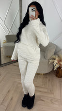 PRE ORDER Teddy Two-Piece Set met Hoodie WORDT 07-11 VERZONDEN