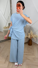 Tweedelige Structuur Set met Strikdetail