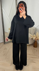 Two-Piece Set met Tuniek en Wijde Broek