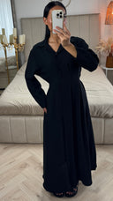 Viscose Overhemdjurk met Tailleceintuur