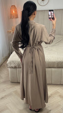 Viscose Overhemdjurk met Tailleceintuur