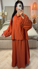 Viscose Set met Blouse & Maxi Rok